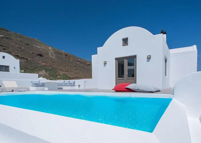 Luxury Santorini Luxury Private Pool Sea View Foinikiá